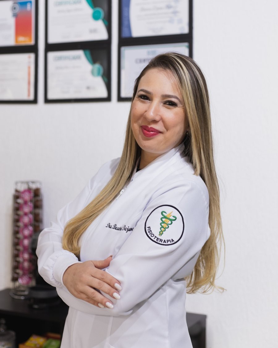 Dra. Beatriz Dejane Coutinho, fisioterapeuta CREFITO-3 147016-F e criadora do Método Vita-Release